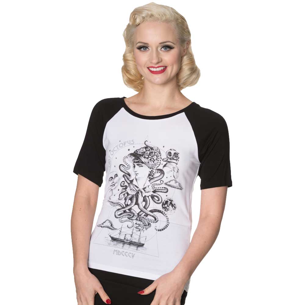 Banned - Last minute Damen T-Shirt - Schwarz/Weiß
